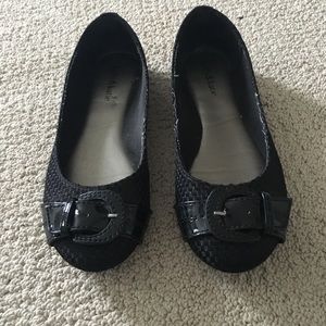Kelly and Kate black flats